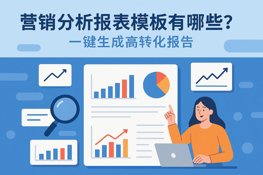 营销分析报表模板有哪些？一键生成高转化报告