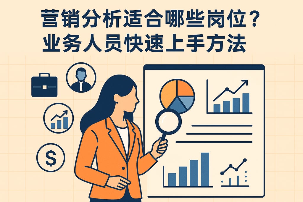 营销分析适合哪些岗位？业务人员快速上手方法
