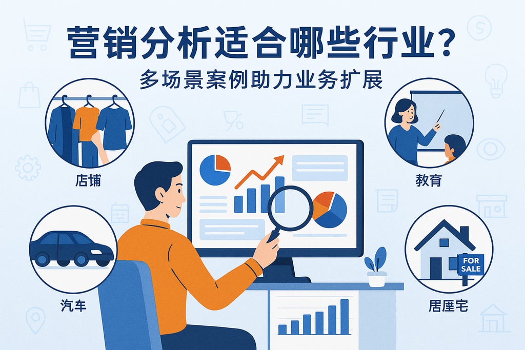 营销分析适合哪些行业？多场景案例助力业务扩展