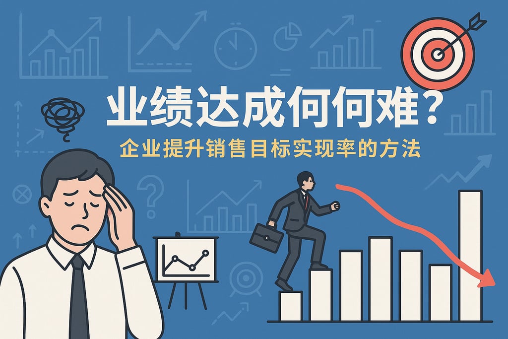 业绩达成为何难?企业提升销售目标实现率的方法 | 帆软数字化转型知识库