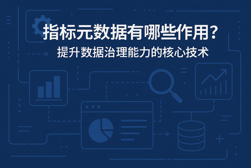 指标元数据有哪些作用?提升数据治理能力的核心技术 | 帆软数字化转型知识库