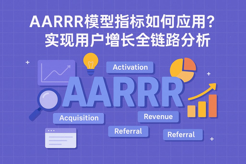 AARRR模型指标如何应用？实现用户增长全链路分析