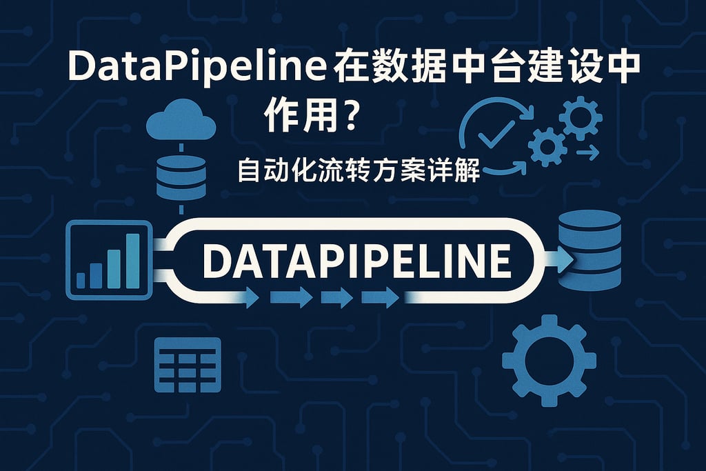 DataPipeline在数据中台建设中作用？自动化流转方案详解