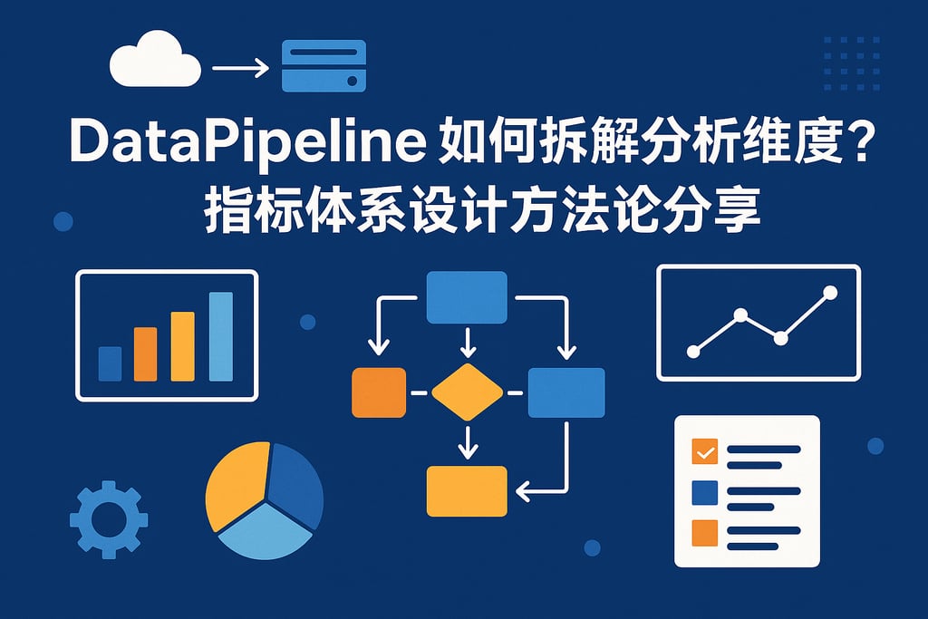 DataPipeline如何拆解分析维度？指标体系设计方法论分享