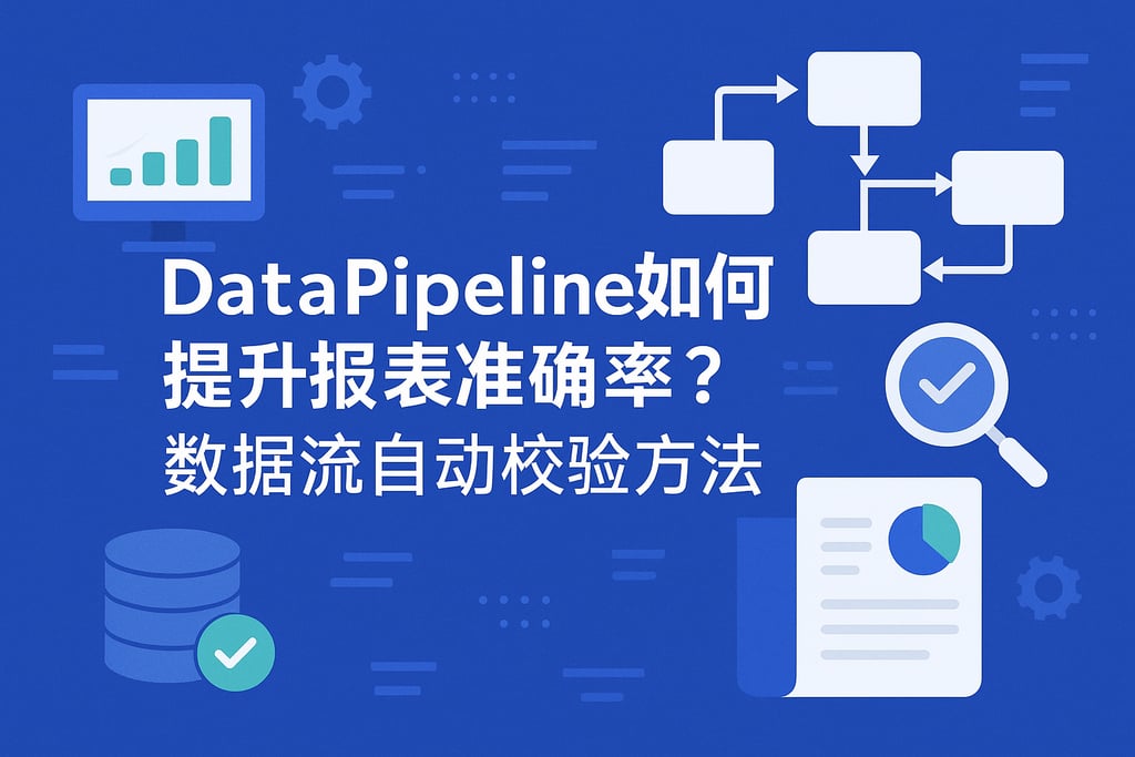 DataPipeline如何提升报表准确率？数据流自动校验方法