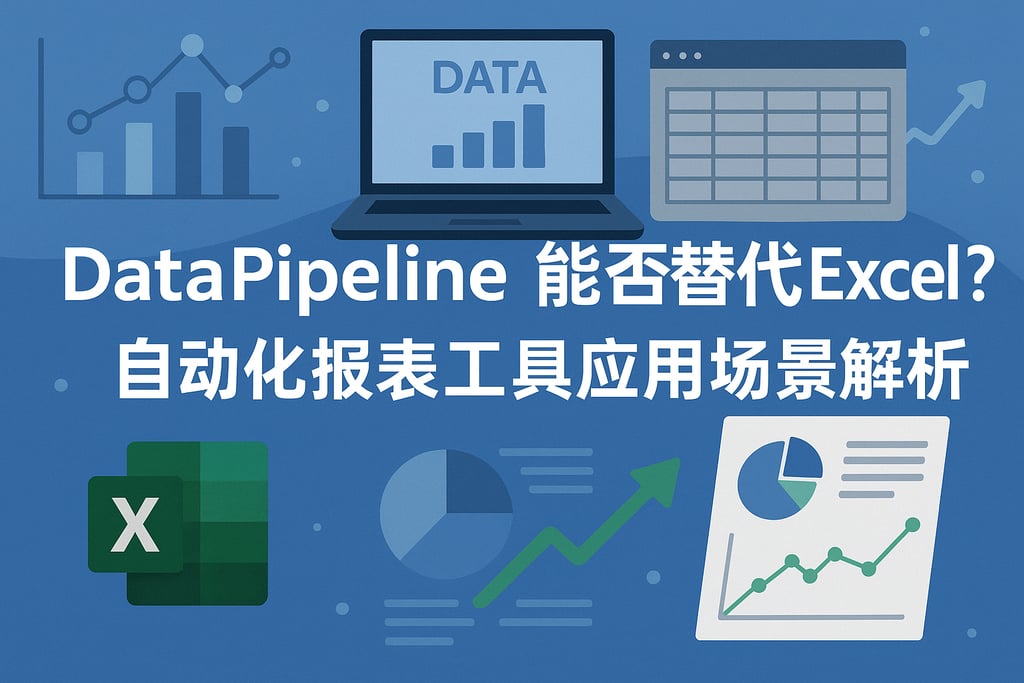 DataPipeline能否替代Excel？自动化报表工具应用场景解析