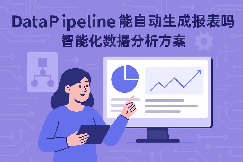 DataPipeline能自动生成报表吗？智能化数据分析方案
