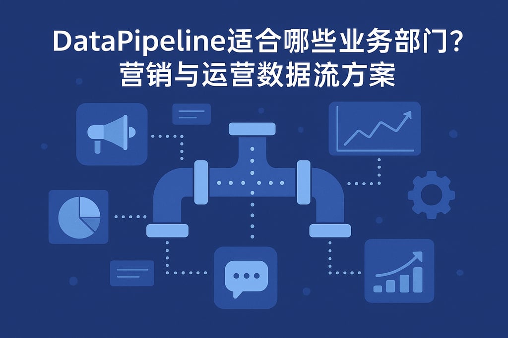 DataPipeline适合哪些业务部门？营销与运营数据流方案