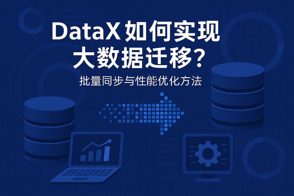 DataX如何实现大数据迁移？批量同步与性能优化方法