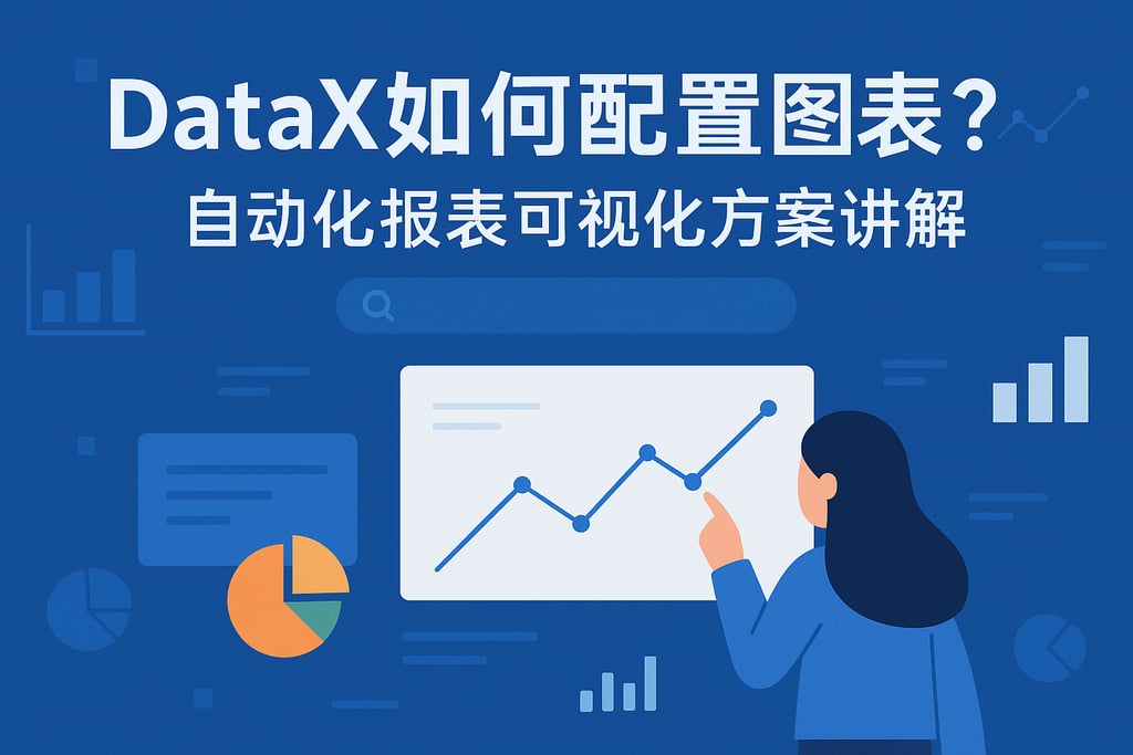 DataX如何配置图表？自动化报表可视化方案讲解