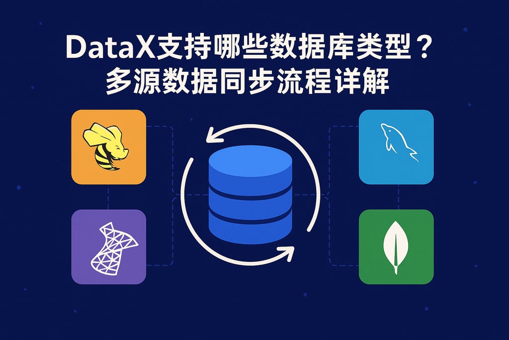 DataX支持哪些数据库类型？多源数据同步流程详解
