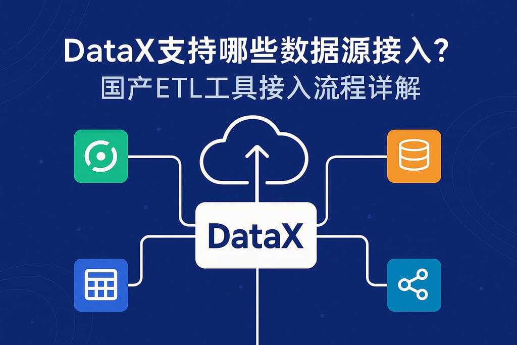 DataX支持哪些数据源接入？国产ETL工具接入流程详解