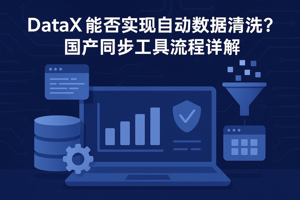 DataX能否实现自动数据清洗？国产同步工具流程详解