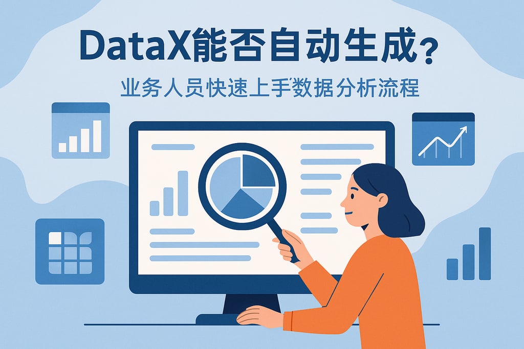 DataX能否自动生成报表？业务人员快速上手数据分析流程