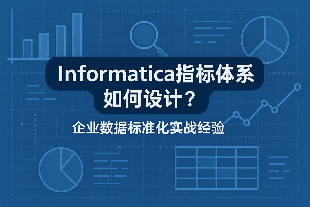 Informatica指标体系如何设计？企业数据标准化实战经验