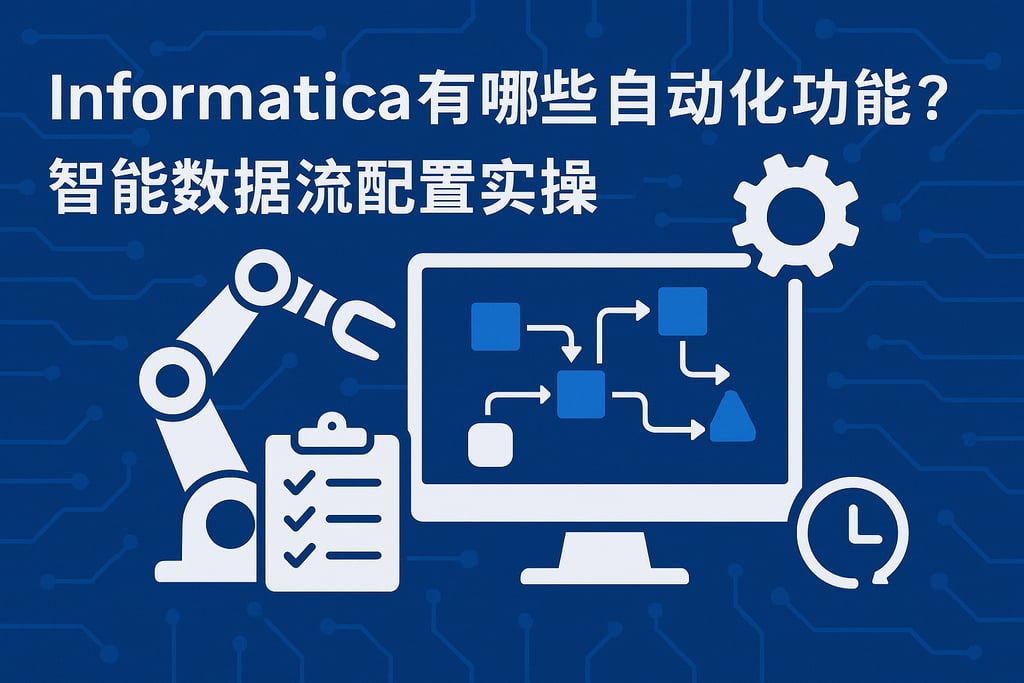 Informatica有哪些自动化功能？智能数据流配置实操