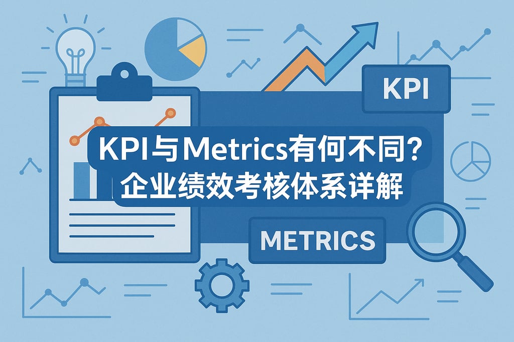 KPI与Metrics有何不同？企业绩效考核体系详解