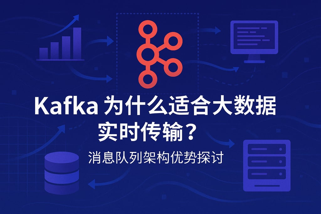 Kafka为什么适合大数据实时传输？消息队列架构优势探讨