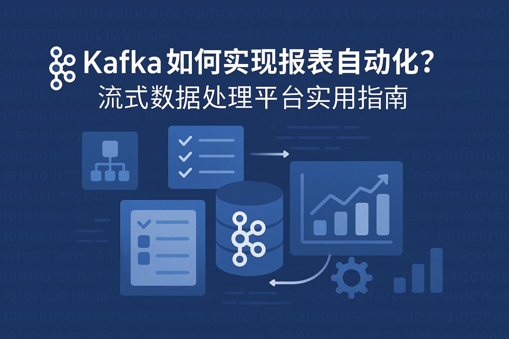Kafka如何实现报表自动化？流式数据处理平台实用指南