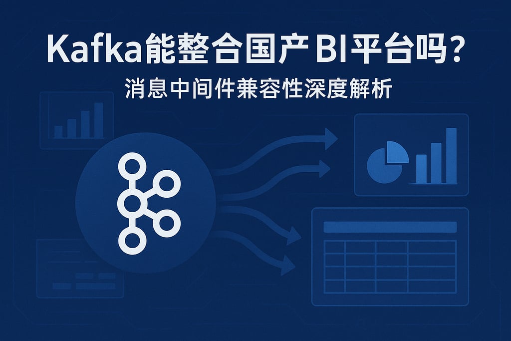 Kafka能整合国产BI平台吗？消息中间件兼容性深度解析