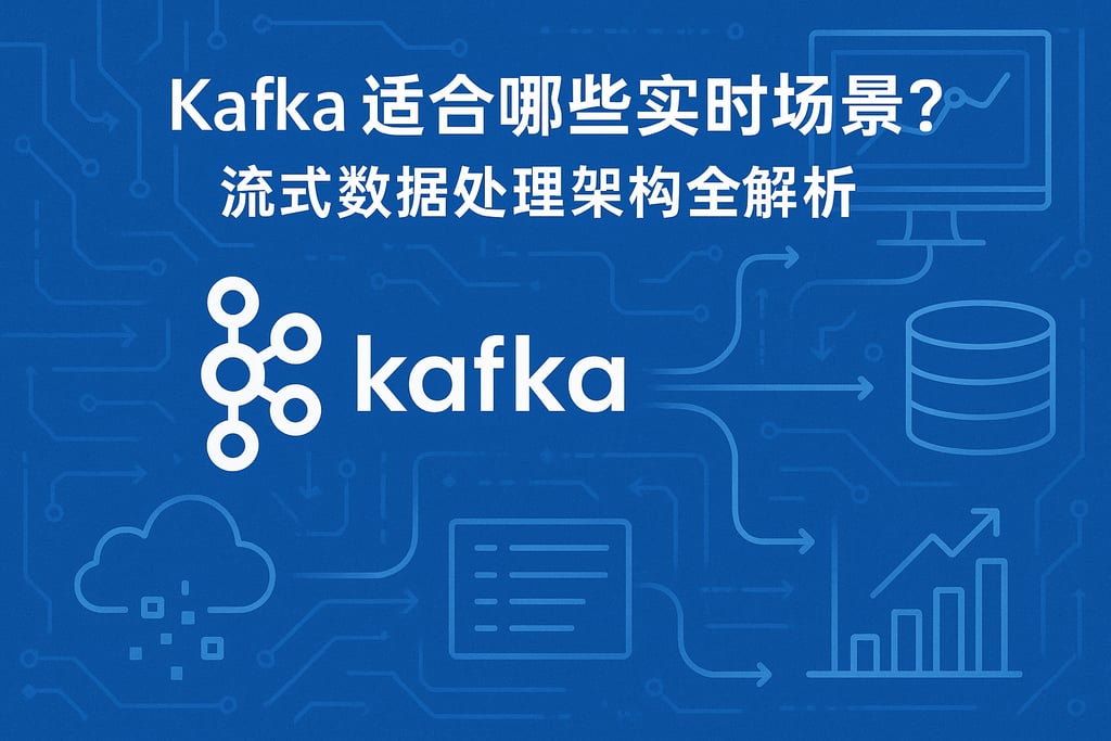 Kafka适合哪些实时场景？流式数据处理架构全解析