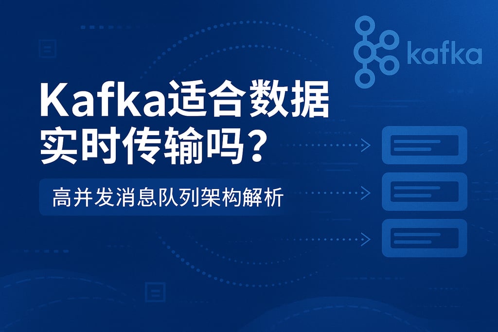Kafka适合数据实时传输吗？高并发消息队列架构解析