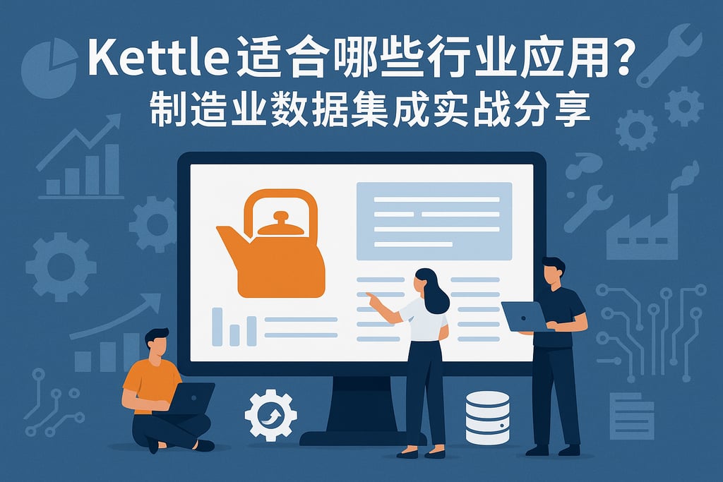 Kettle适合哪些行业应用？制造业数据集成实战分享