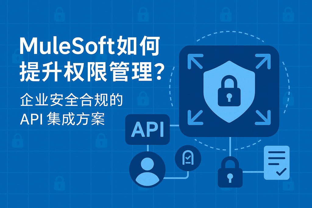 Mulesoft如何提升权限管理？企业安全合规的API集成方案