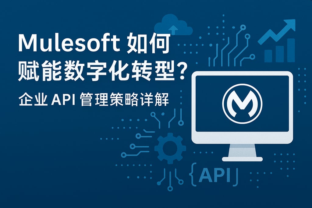Mulesoft如何赋能数字化转型？企业API管理策略详解