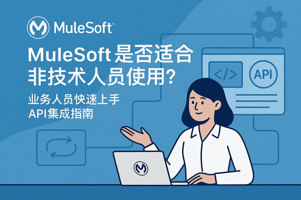 Mulesoft适合非技术人员使用吗？业务人员快速上手API集成指南