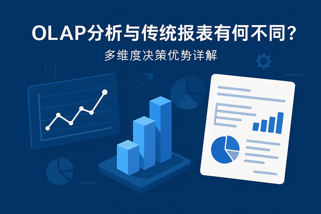 OLAP分析与传统报表有何不同？多维度决策优势详解