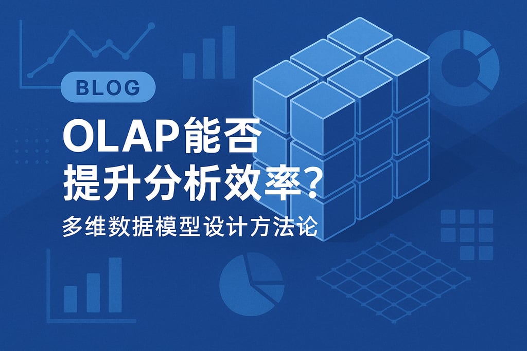OLAP能否提升分析效率？多维数据模型设计方法论