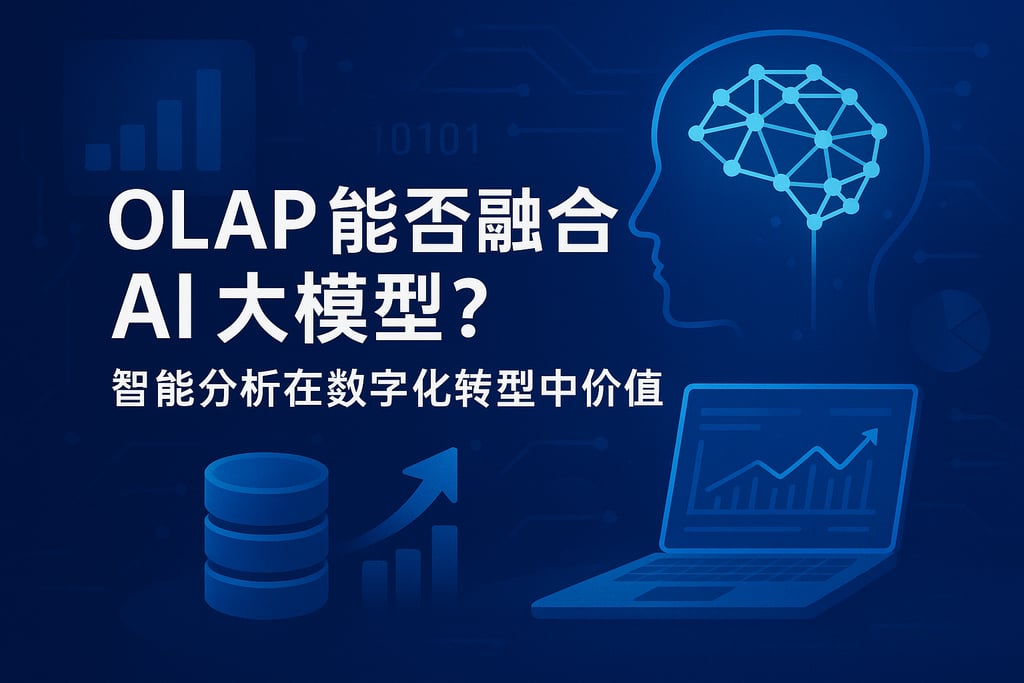 OLAP能否融合AI大模型？智能分析在数字化转型中的价值