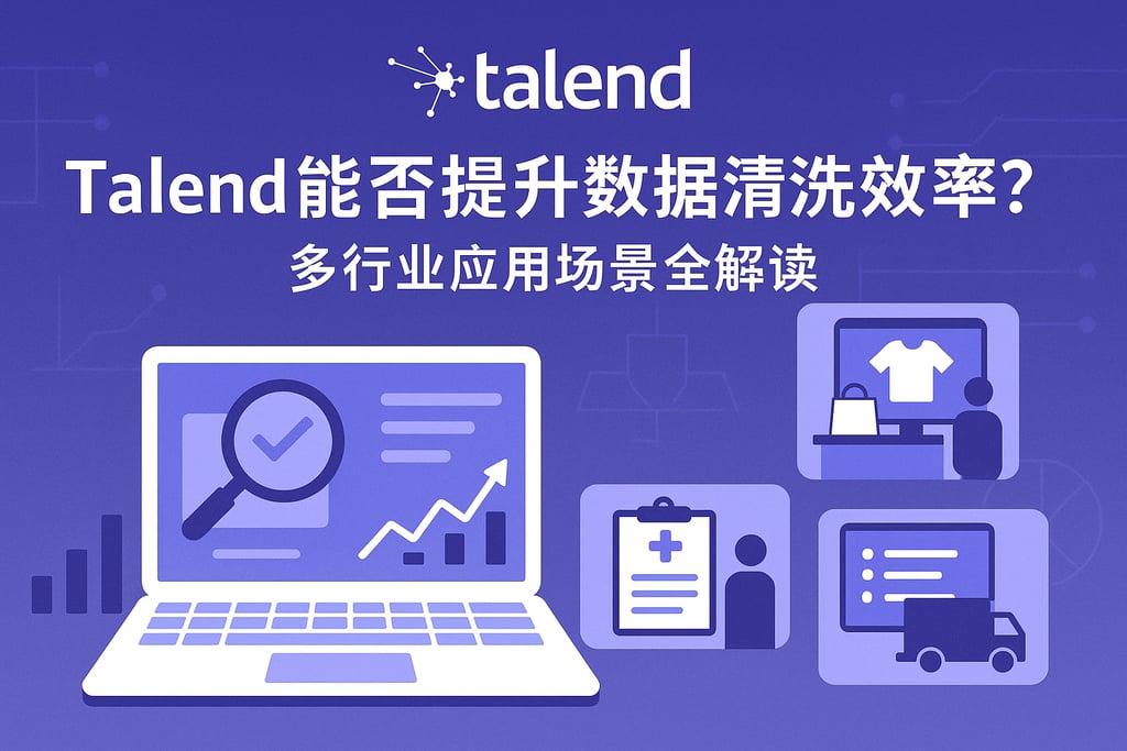 Talend能否提升数据清洗效率？多行业应用场景全解读 | 帆软数字化转型知识库