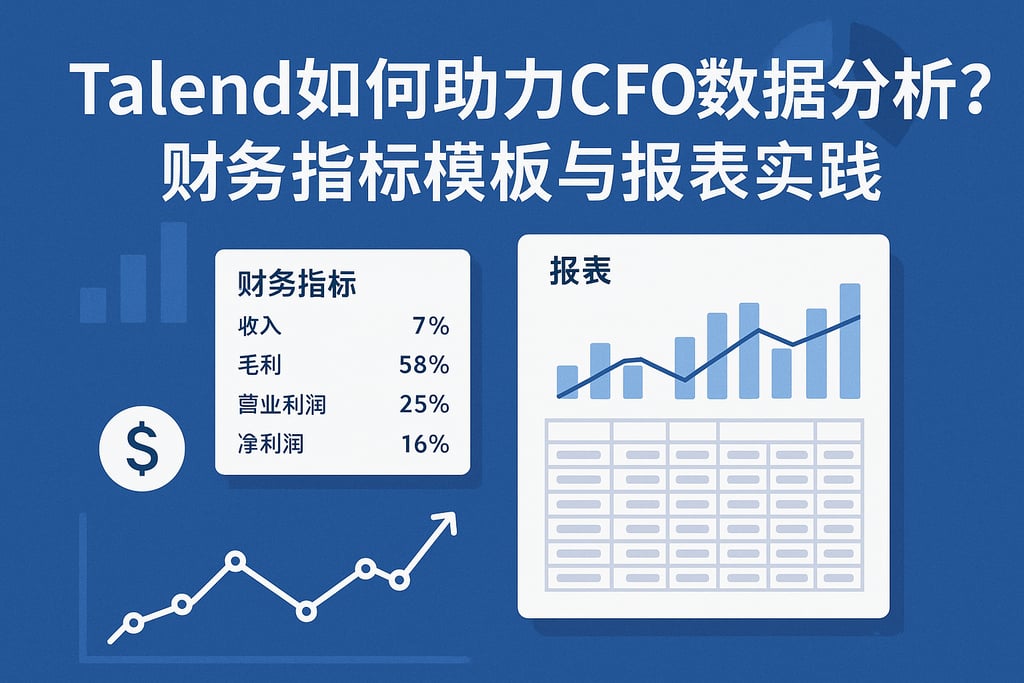 Talend如何助力CFO数据分析？财务指标模板与报表实践