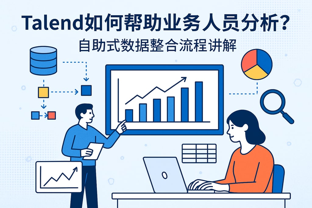 Talend如何帮助业务人员分析数据？自助式数据整合流程讲解