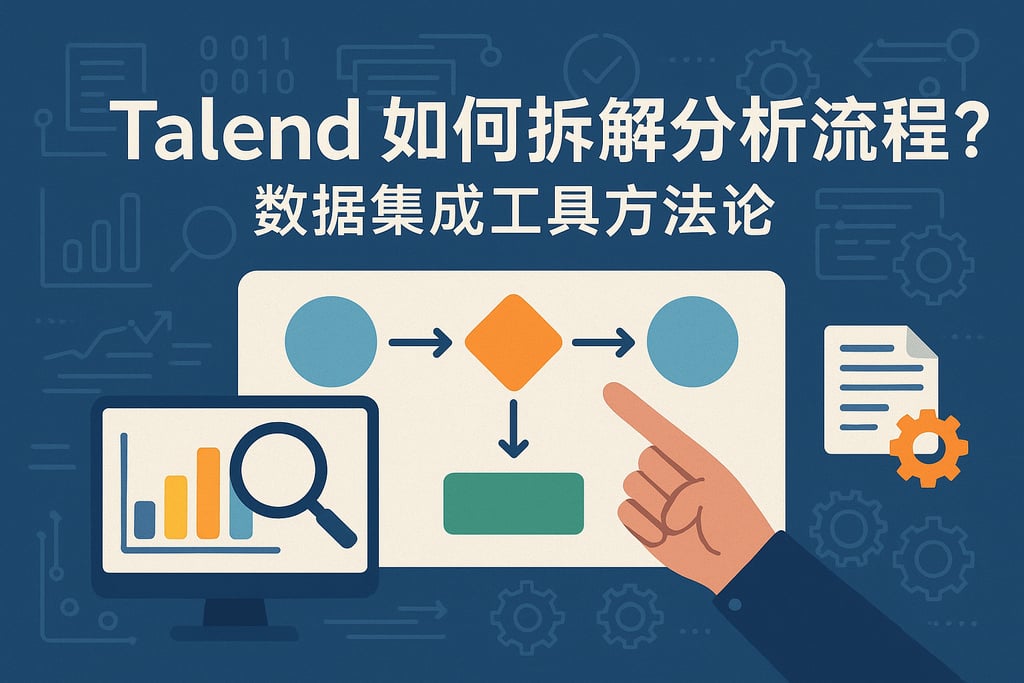 Talend如何拆解分析流程？数据集成工具方法论