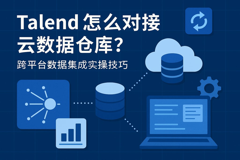 Talend怎么对接云数据仓库？跨平台数据集成实操技巧