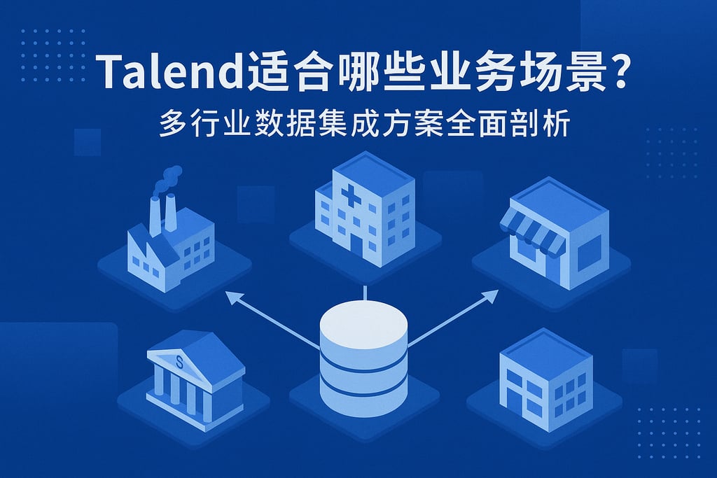 Talend适合哪些业务场景？多行业数据集成方案全面剖析