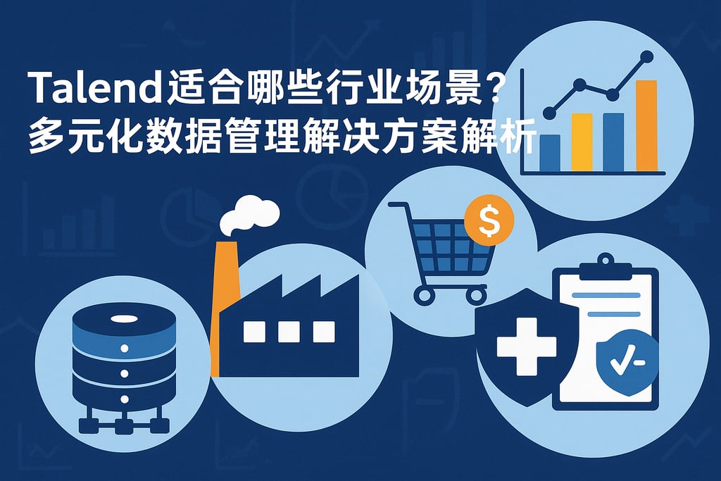 Talend适合哪些行业场景？多元化数据管理解决方案解析