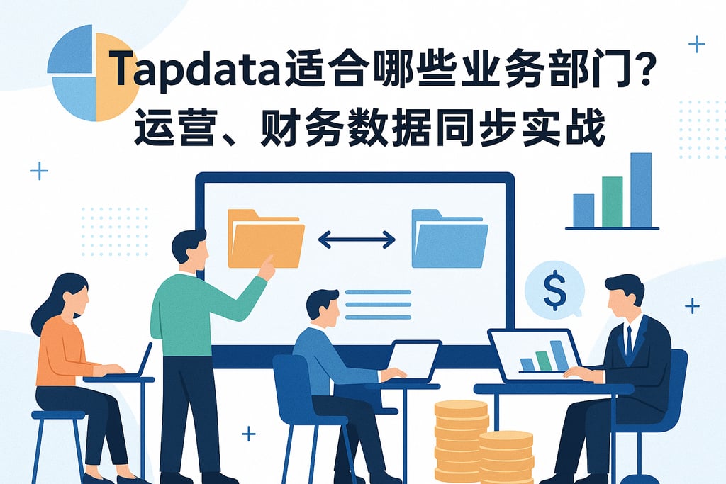 Tapdata适合哪些业务部门？运营、财务数据同步实战