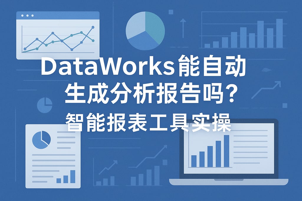 dataworks能自动生成分析报告吗？智能报表工具实操