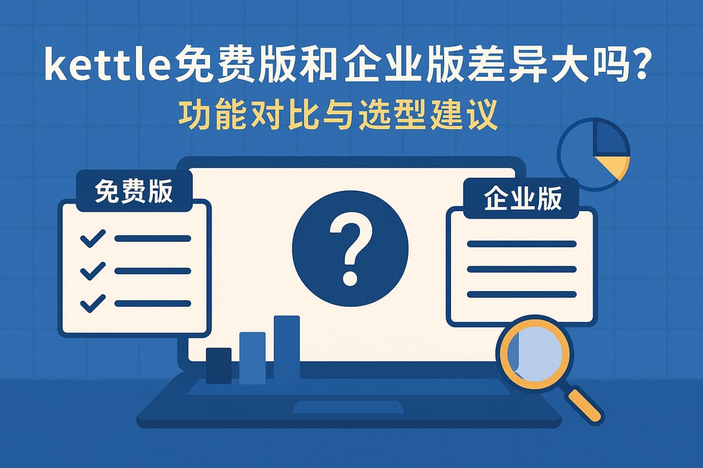 kettle免费版和企业版差异大吗？功能对比与选型建议