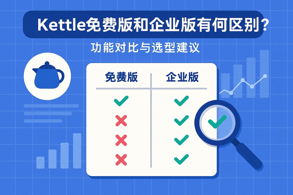 kettle免费版和企业版有何区别？功能对比与选型建议