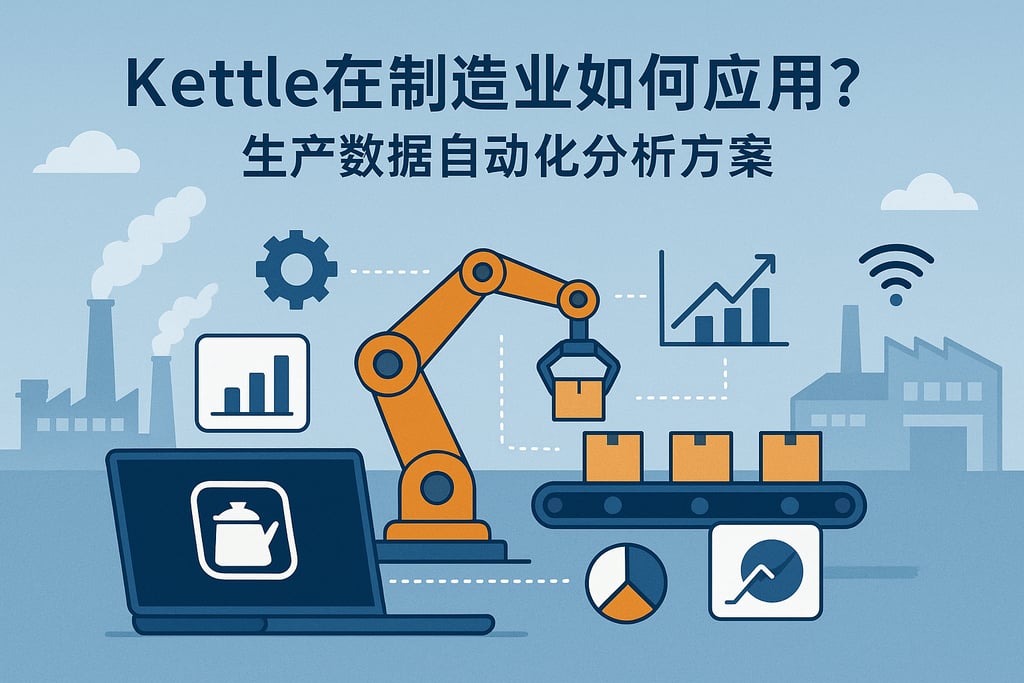 kettle在制造业如何应用？生产数据自动化分析方案