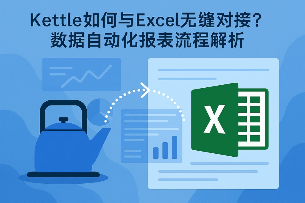 kettle如何与Excel无缝对接？数据自动化报表流程解析