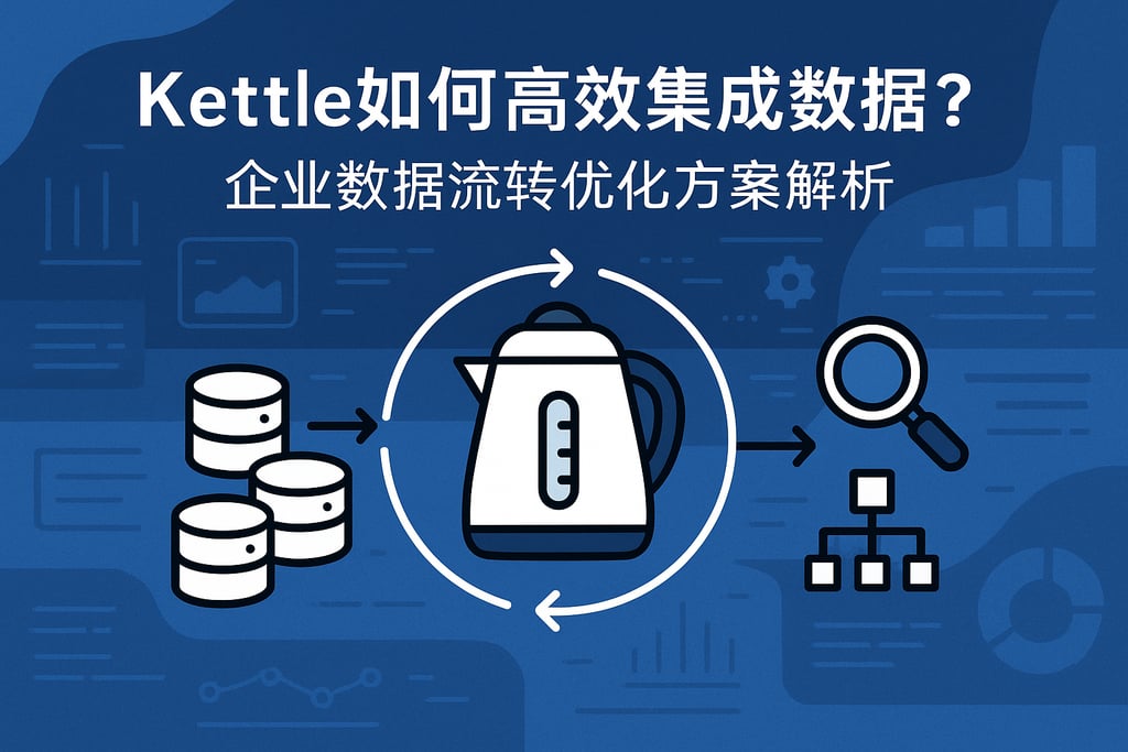 kettle如何高效集成数据？企业数据流转优化方案解析