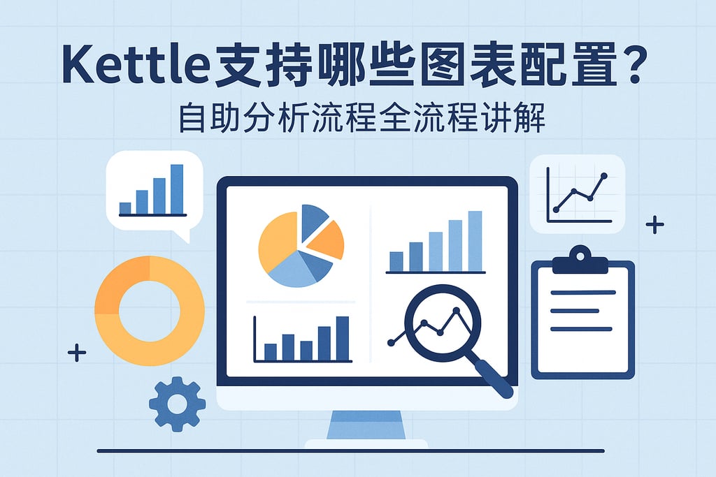 kettle支持哪些图表配置？自助分析流程全流程讲解