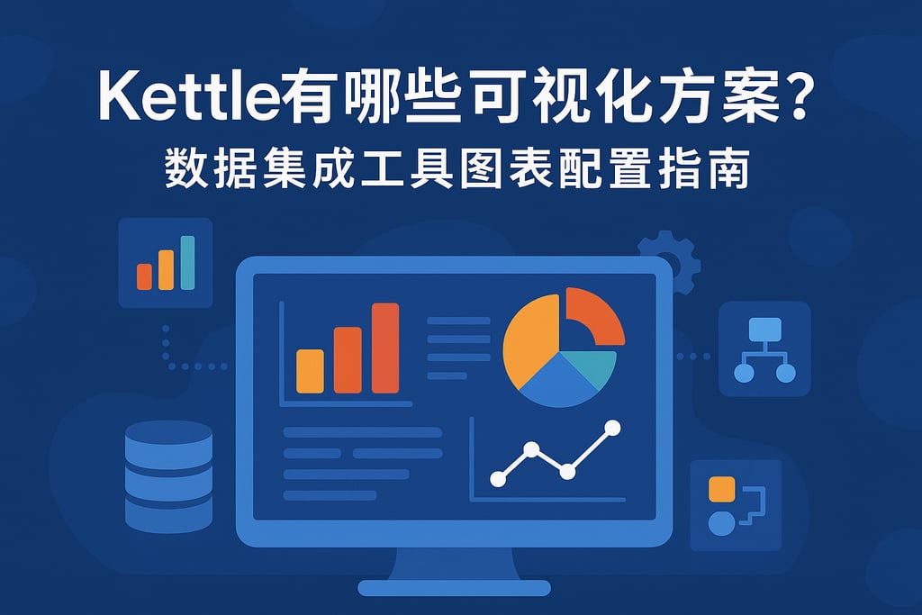 kettle有哪些可视化方案？数据集成工具图表配置指南