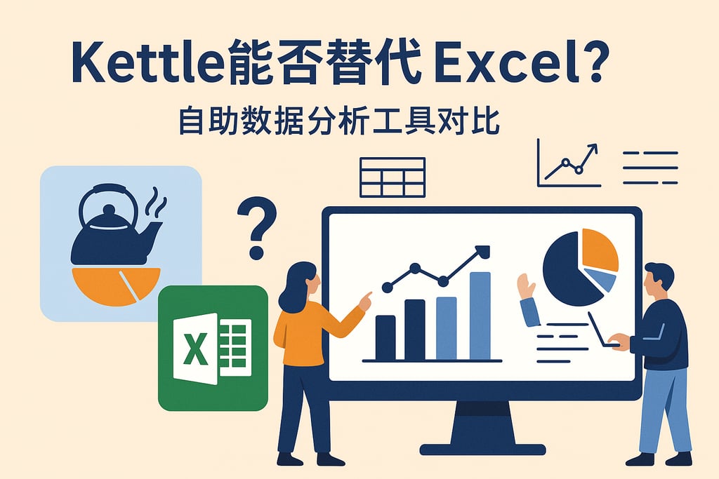 kettle能否替代Excel？自助数据分析工具对比